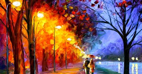 In the Name of Love: Leonid Afremov “Alley by the Lake”