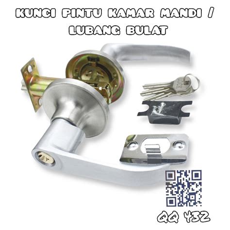 Jual New Item Kunci Handle Pintu Kamar Mandi Pvc Baja Kayu Model