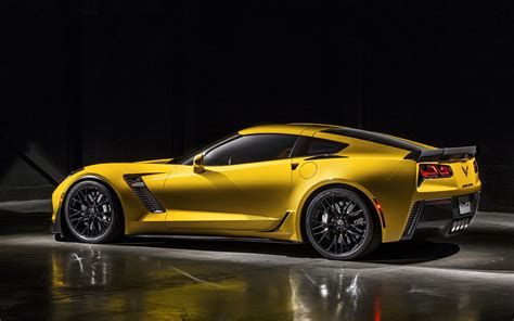 320x570 resolution | yellow Chevrolet Corvette C7 coupe, 2015 Chevrolet ...