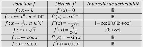 Dérivée Et Fonction Exponentielle