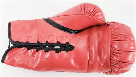 Ray Mancini Boom Boom Signed Red Everlast Boxing Glove Jsa Witness Coa Ben Hogan Signed Book