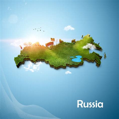 Mapa de Rusia ilustración del vector Ilustración de aislado 36016843