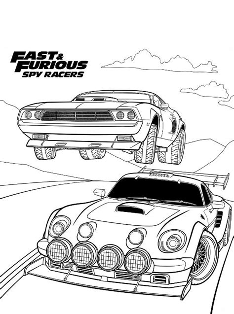 Fast And Furious Coloring Pages Printable Coloring Pages