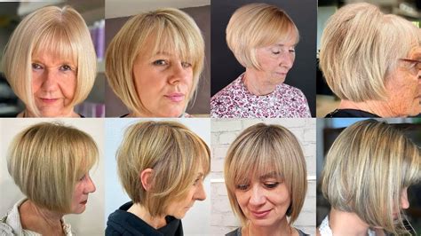 40 Best Low Maintenance Short Bob Haircuts For Women Over 50 YouTube