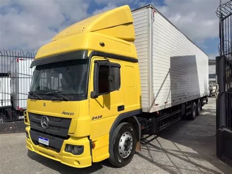 Mercedes Benz Atego 2430 2014 Cabinado 6x2 Financiamos Mercadolivre