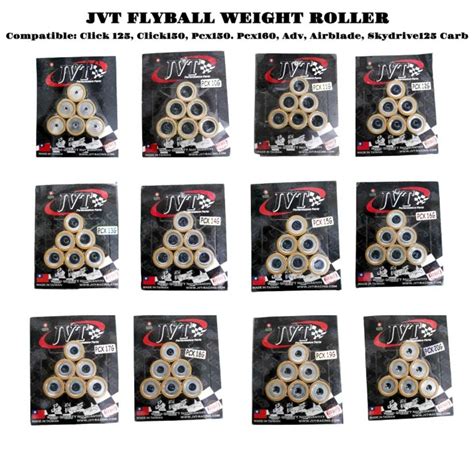 Jvt Racing Original Flyball Weight Roller Set Pcs Fit Click V V