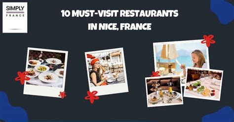 10 Must Visit Restaurants In Nice France Simply France