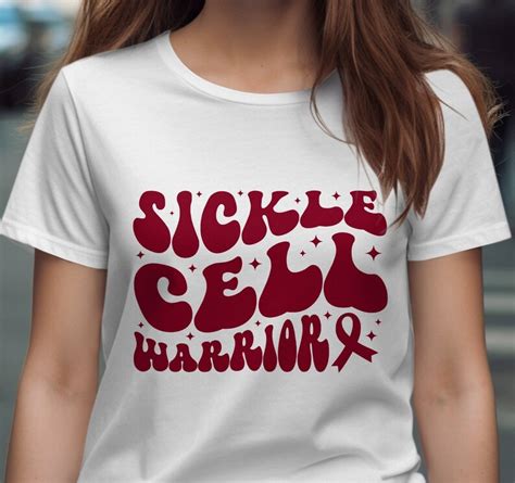 Sickle Cell Warrior Svg Sickle Cell Awareness Svg Png Anemia