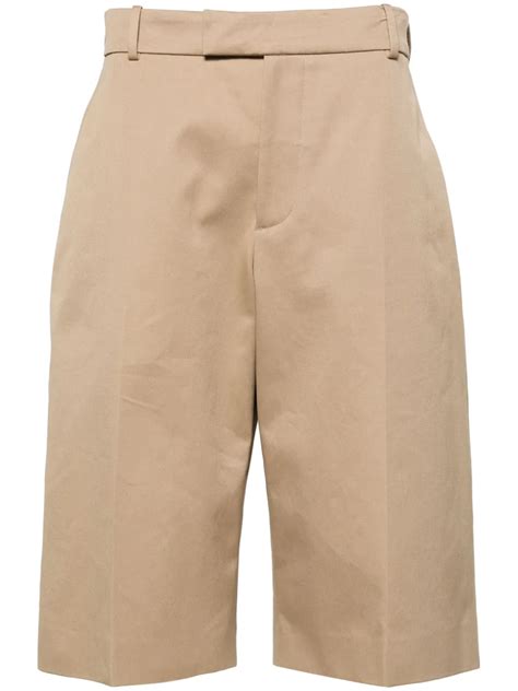 Alexander Mcqueen Halbhohe Bermudas In Nude ModeSens