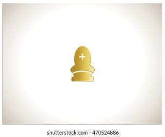 Gradient Symbol Bishop Chess Figure Vector Stock Vector (Royalty Free ...