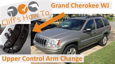 Jeep Grand Cherokee Wj Upper Control Arm Bushing Diy Youtube