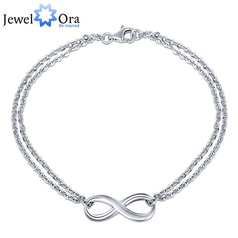 Aliexpress Buy 925 Sterling Silver Bracelets For Women Infinity