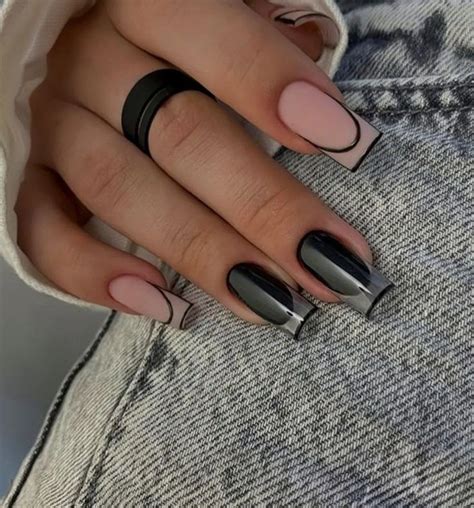 Pin de Iulia Iuliana em Маникюр Unhas ousadas Unhas bege Unhas pretas