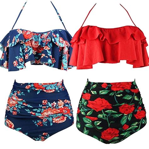 Hot Womens Mother Daughter High Waist Bikini Set Swimsuit Bathing Suit Swimwear Walmart Canada