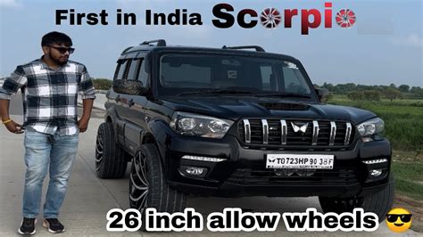 First In India Scorpio Inch Alloy Wheel Classic S Mahindrarise