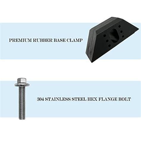 Base Clamp Battery Hold Down With Stainless Steel Bolt Kit