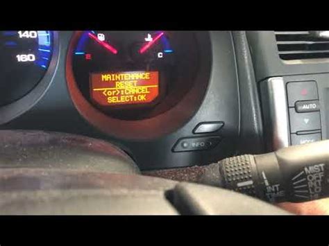 2006 Acura TL B1 Service Light Reset YouTube