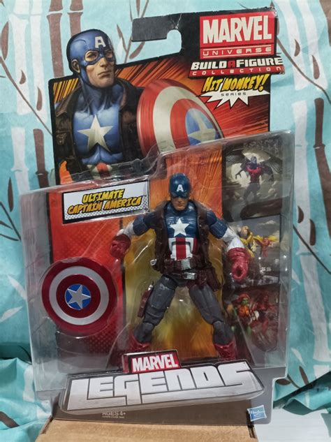 Hasbro Marvel Legends Hit Monkey Series Ultimate Captain America Action