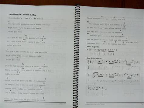 Caderno de Cifras e Solos para Viola Rionegro Solimões Renan Ray