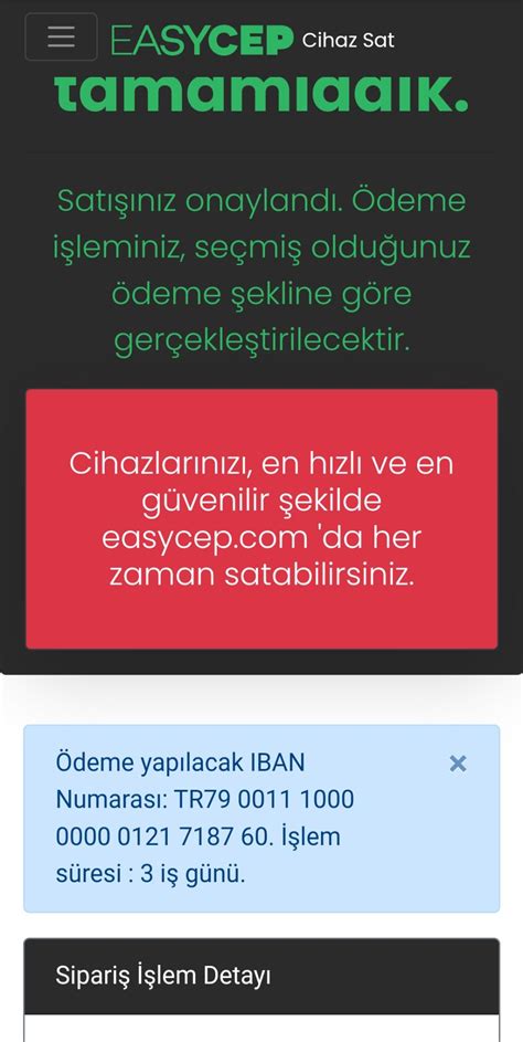 Easycep G N Erisinde Yapmas Gereken Deme Yapm Yor Ikayetvar