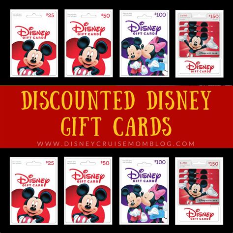 Discounted Disney Gift Cards • Disney Cruise Mom Blog