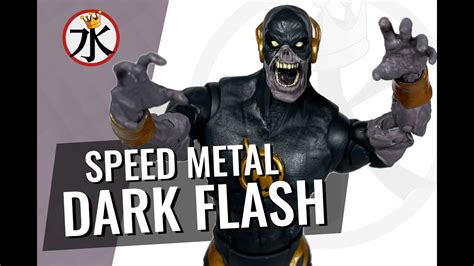 Mcfarlane Dc Multiverse Dark Flash Speed Metal Gold Label Unboxing