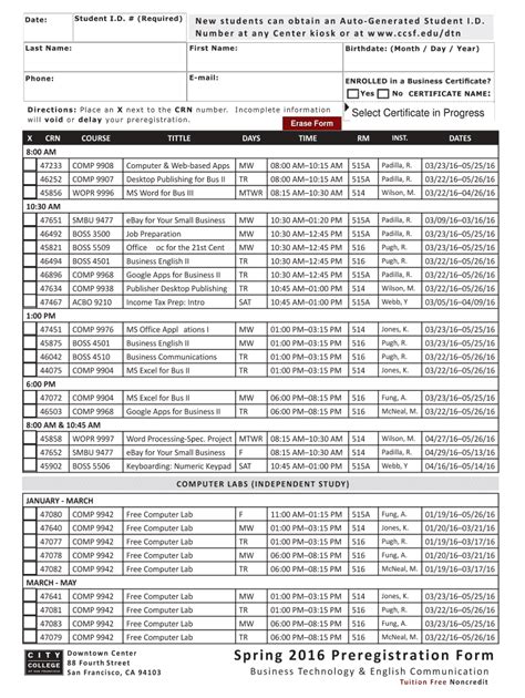 Fillable Online Ccsf Required Fax Email Print PdfFiller