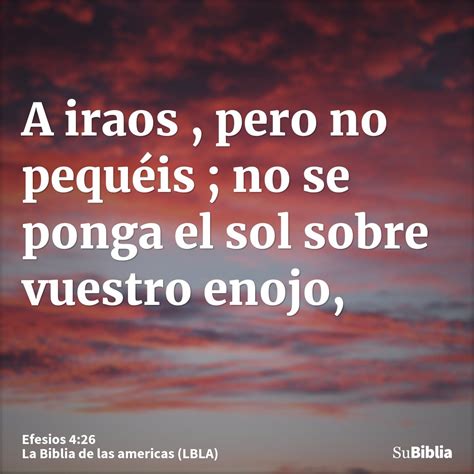 Efesios 4 26 Su Biblia