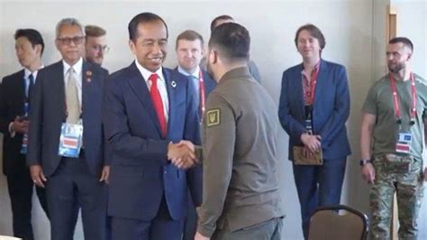 Bertemu Jokowi Di Jepang Zelenskyy Minta Maaf Tak Bisa Hadiri Ktt G