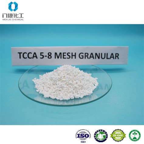 Trichloroisocyanuric Acid Chemical Tablet Tcca 90 Granular 5 15 Mesh