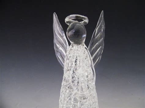 Vintage Spun Glass Angel Ebth