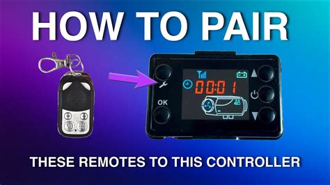 How To Pair Multiple Remotes To The New Style Chinese Diesel Heater