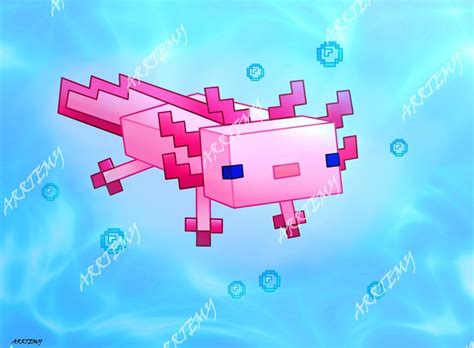 Minecraft Axolotl Wallpapers Top Free Minecraft Axolotl Backgrounds