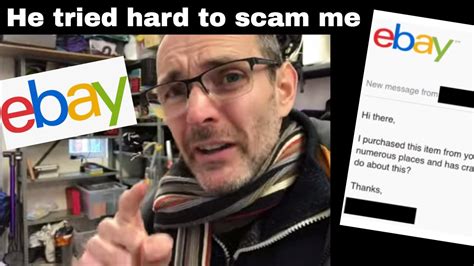 Watch How This EBAY BUYER TRIES TO SCAM ME YouTube