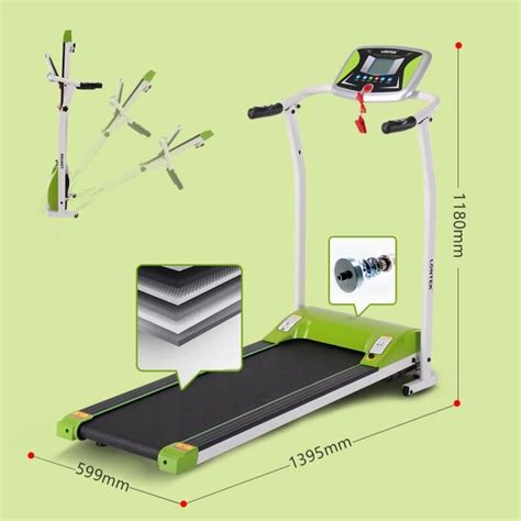 Lontek Tapis De Course Pliable Treadmill Km H Moteur Cv