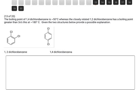 Solved 13 14 15 16 1718 19 20 (13 of 20) The boiling point | Chegg.com