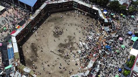 El Desplome De Unas Graderías En Una Plaza De Toros En Colombia Deja Al