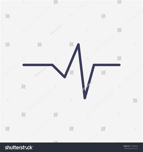 Outline Impulse Icon Illustration Vector Symbol Stock Vector Royalty