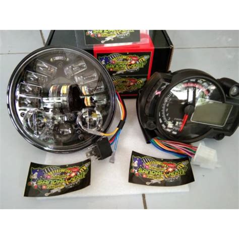 Jual LAMPU LED DAYMAKER 5 7 INCH SET SPEEDOMETER KOSO RX2N IMPORT MOS