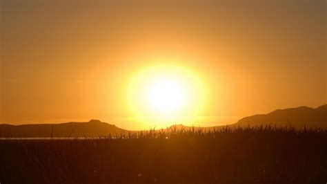 Wallpaper Sunlight Landscape Sunset Hill Field Sunrise Evening