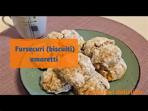 Fursecuri Biscuiti Amaretti YouTube