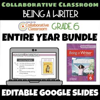 6th Grade Being A Writer ENTIRE YEAR BUNDLE By Brianna Nelson TPT