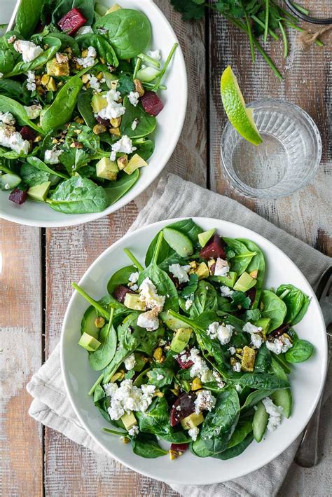 Spinazie Salade Met Geitenkaas En Avocado Mind Your Feed