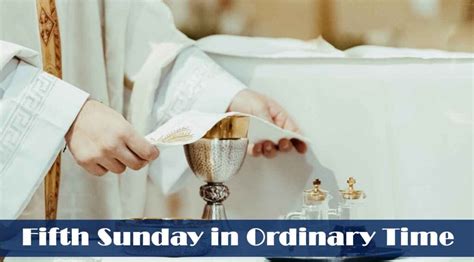 Fifth Sunday in Ordinary Time – Catholic | San Jose Filipino Ministry