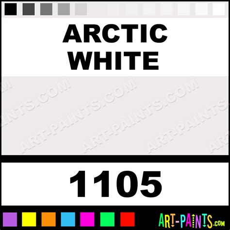 Arctic White Acrylic Enamel Paints - 1105 - Arctic White Paint, Arctic White Color, AE Acrylic ...