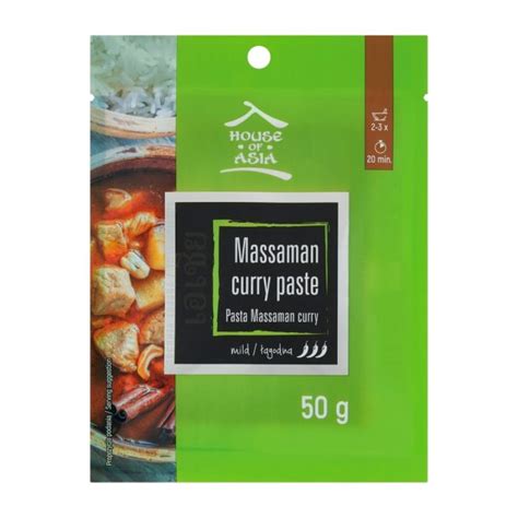 Pasta Massaman Curry 113g House Of Asia De Care Group