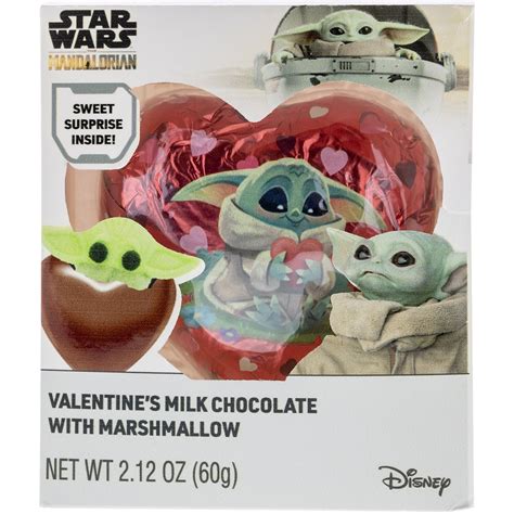 Star Wars The Mandalorian Chocolate Heart With Marshmallow Walmart