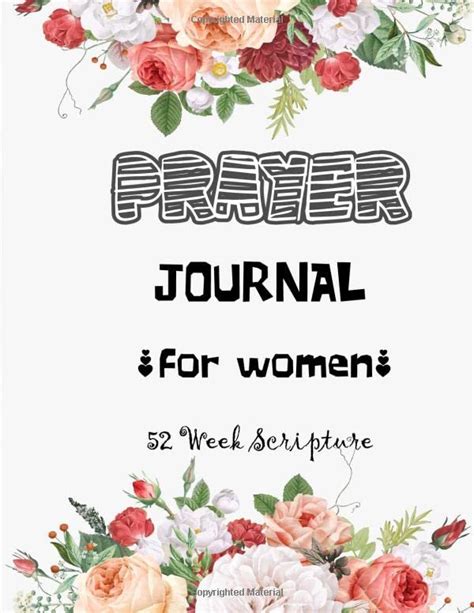 Prayer Journal For Women 52 Week Scripture 2020 Prayer Journal For Women 52 Week Prayer