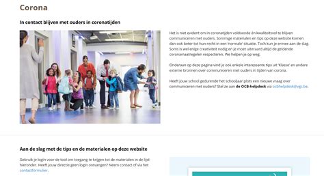 Website Communiceren Met Ouders In Brussel Urban Education