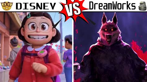 Disney Vs Dreamworks In Youtube